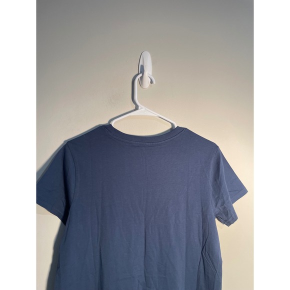 Pact Organic Cotton Tee Dress in French Navy Size Small Granola Girl Casual - Picture 7 of 10